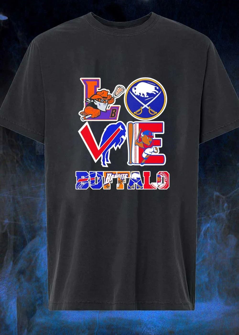 Buffalo Sports Teams Love Buffalo Logo T-Shirt