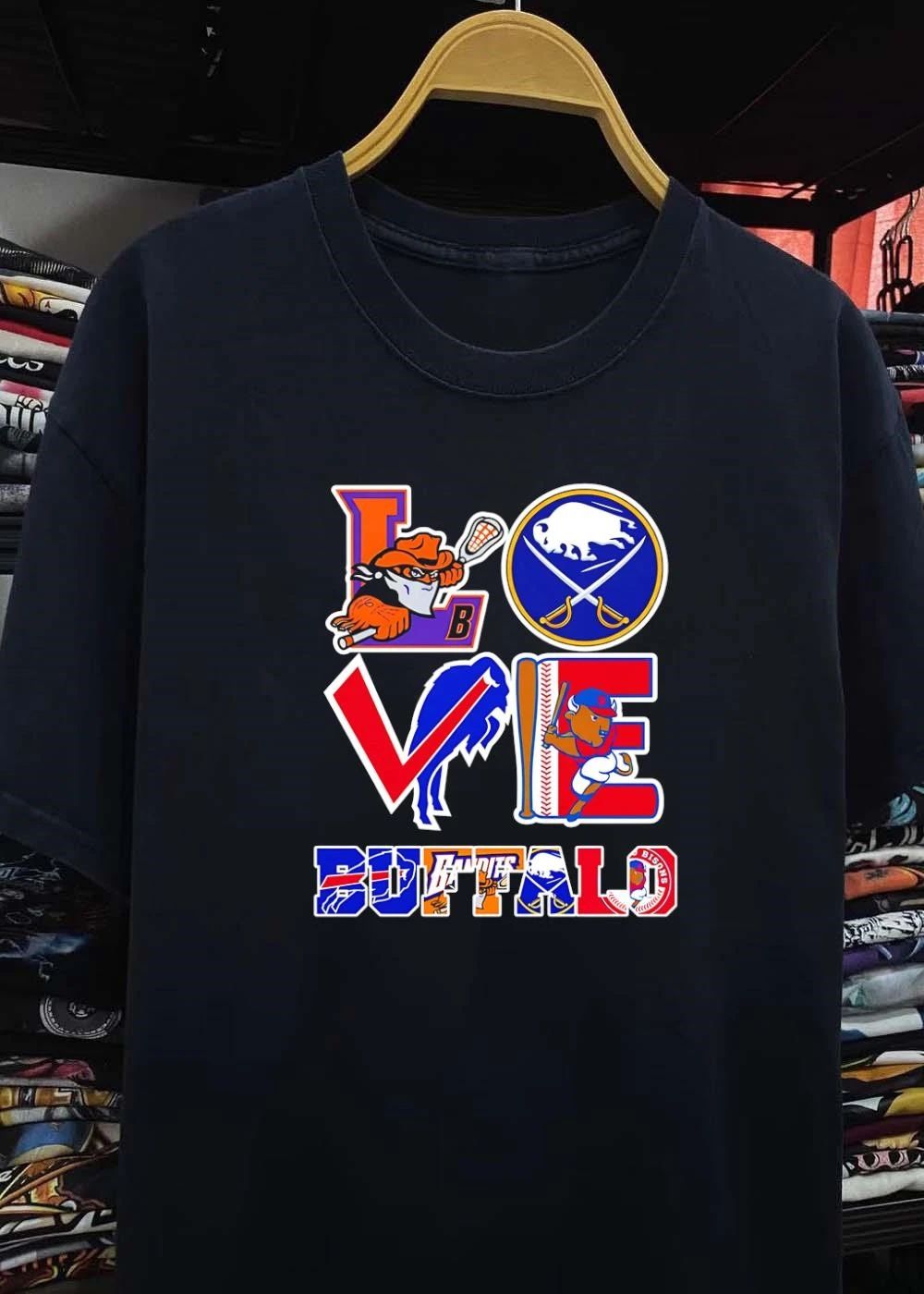 Buffalo Sports Teams Love Buffalo Logo T-Shirt