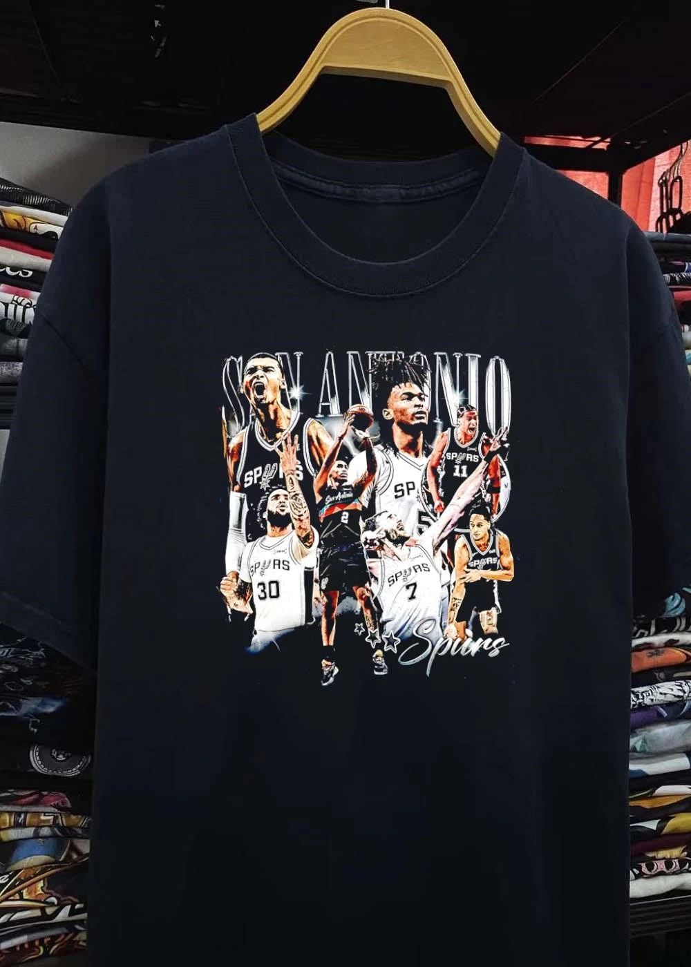 San Antonio Spurs Players Vintage 90s Bootleg shirt