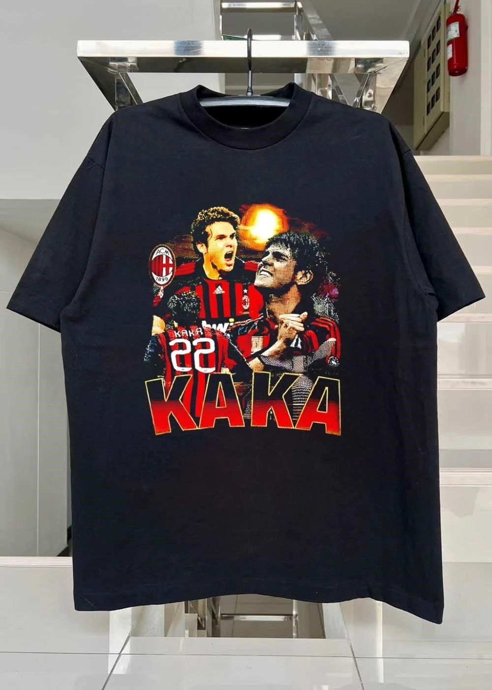 Kaká 22 AC Milan Soccer graphic shirt