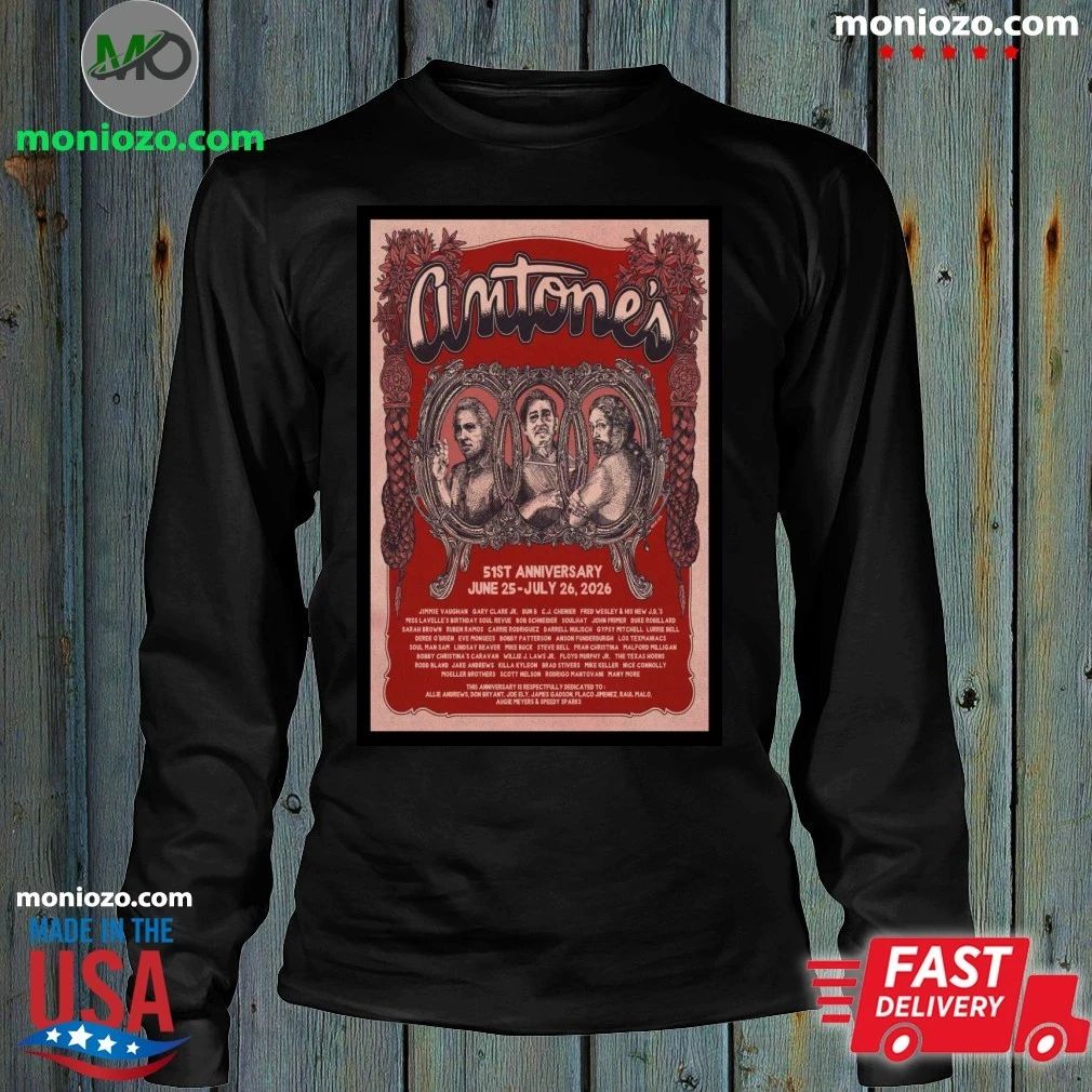 2026 Antone’s 51st Anniversary Poster Shirt