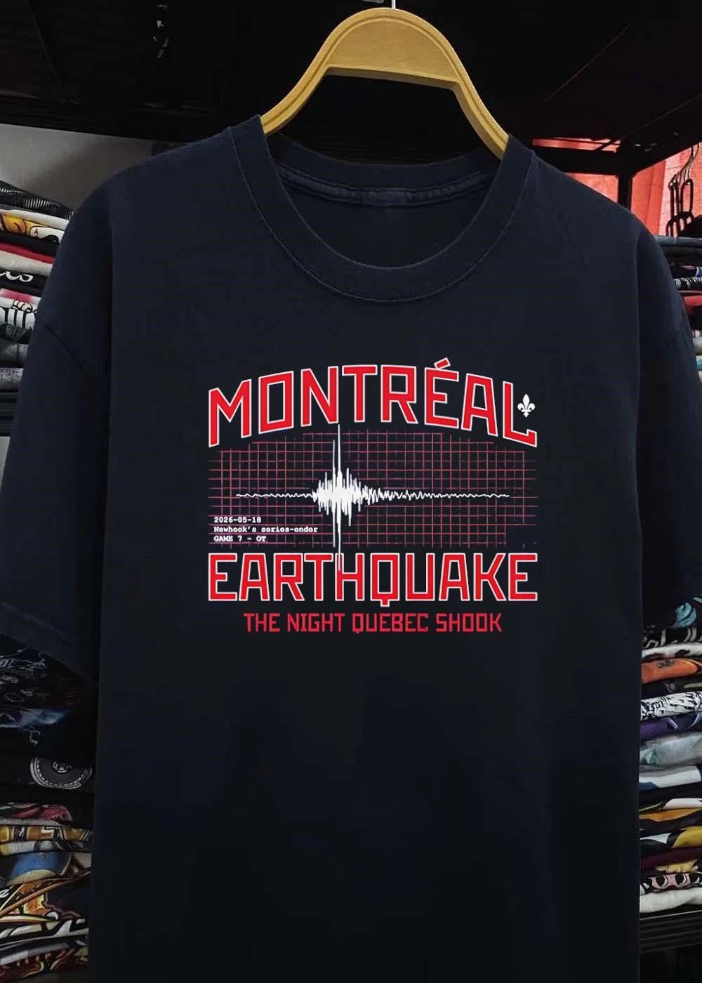 Montreal Earthquake Newhook’s Series-Ender Game 7 Ot T-Shirt