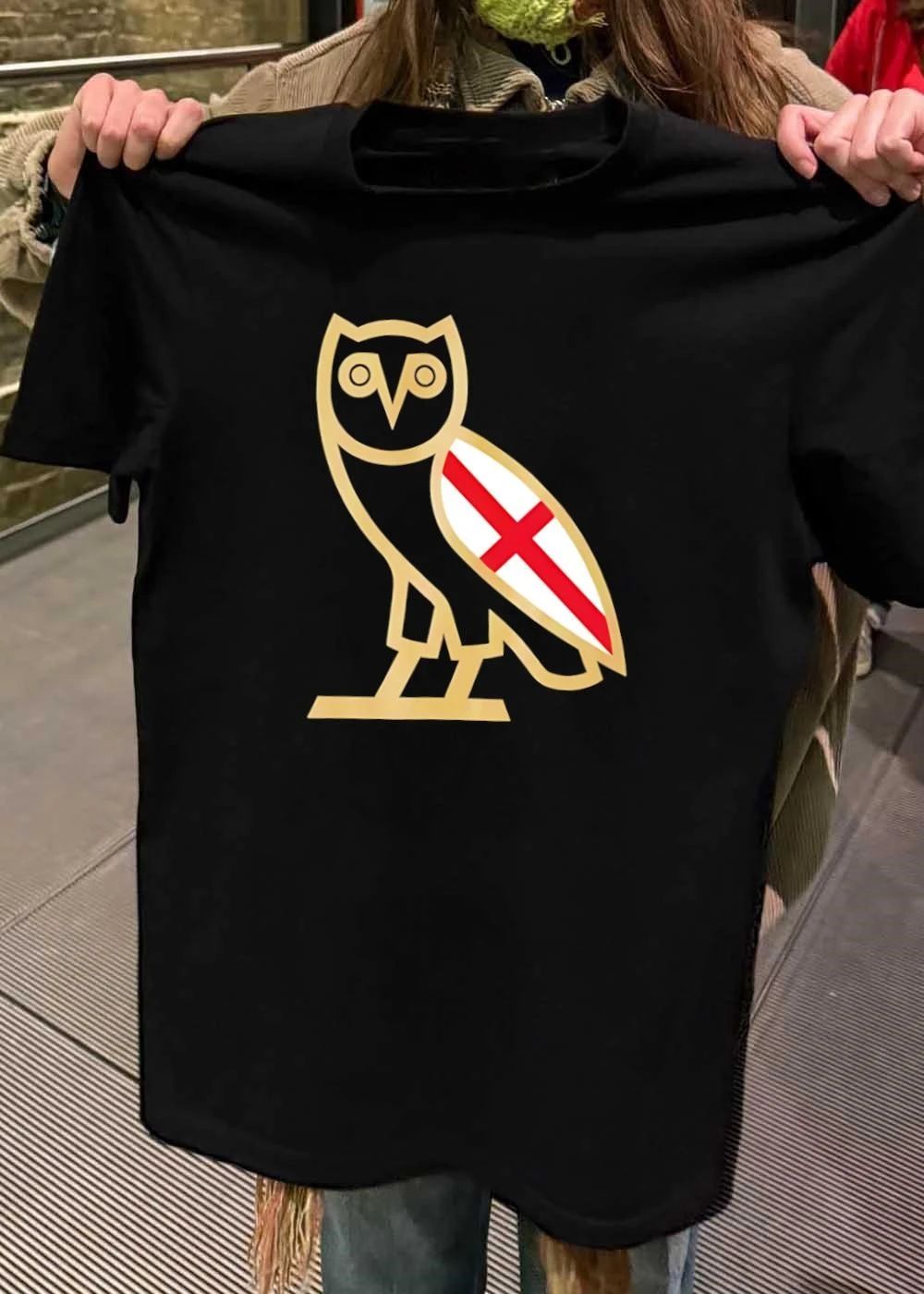 OVO Owl England Flag shirt