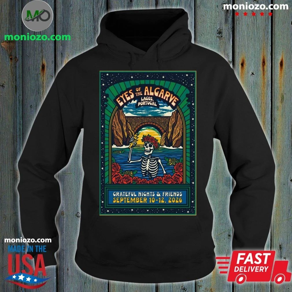 Original Grateful Dead In Lagos Portugal On Sept 10-12 2026 Poster Shirt