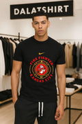 Kansas City Firefighter Buc-ee’s Chiefs Helmet Maltese Cross T-Shirt