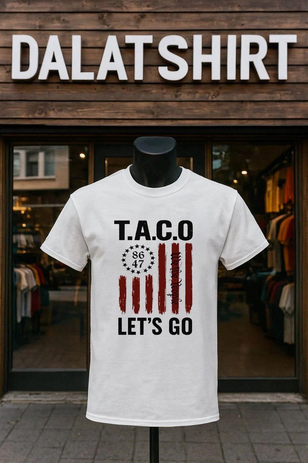 Let’s Go Taco Trump Always Chickens Out 2025 shirt