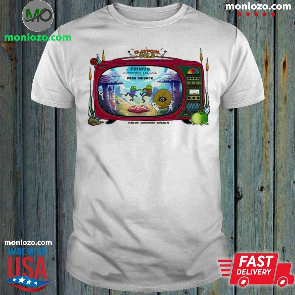 Primus Claypool Gold Tour In Cleveland OH On June 2 2026 Shirt