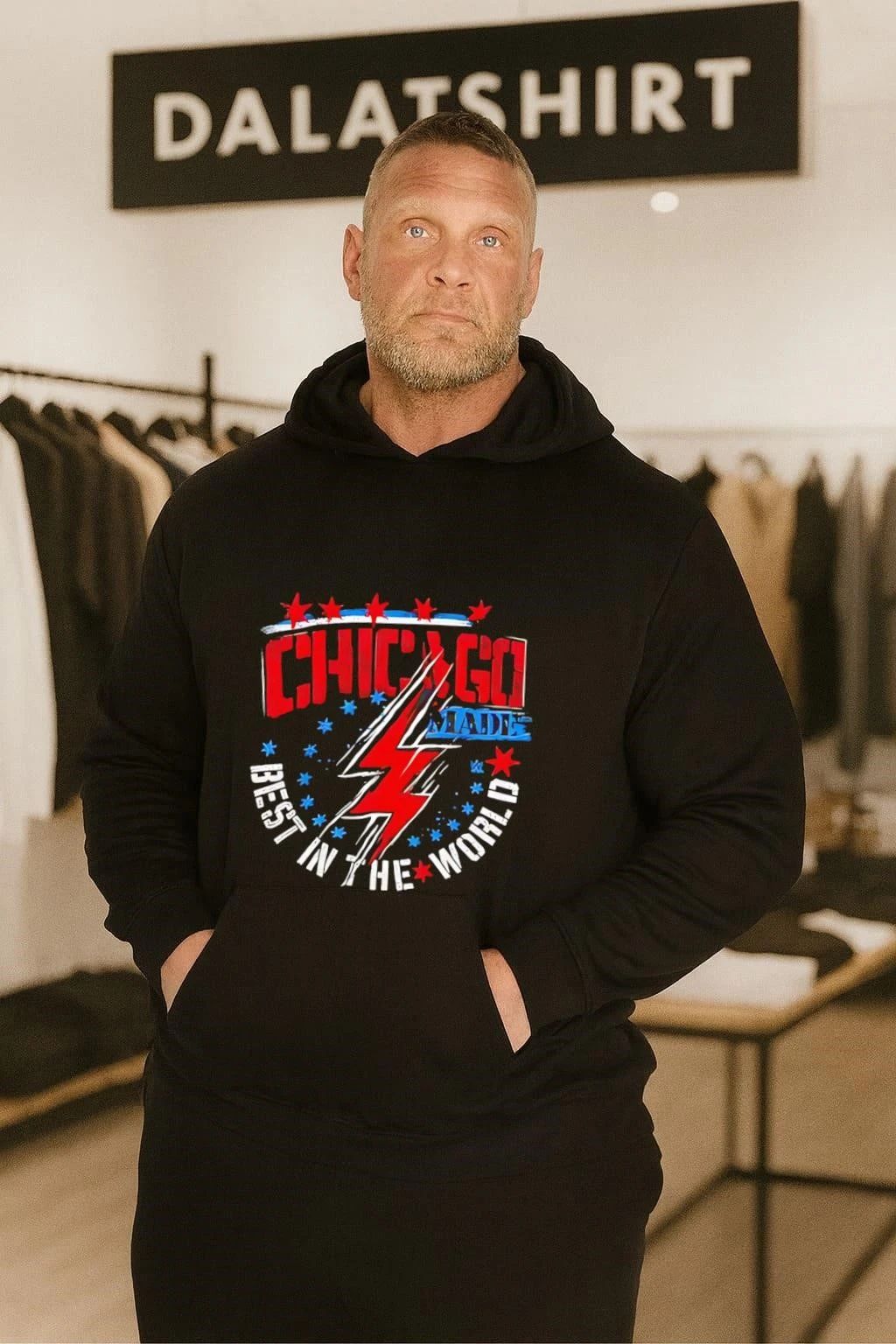 Chicago Made Best In The World Lightning Bolt Wrestling shirt
