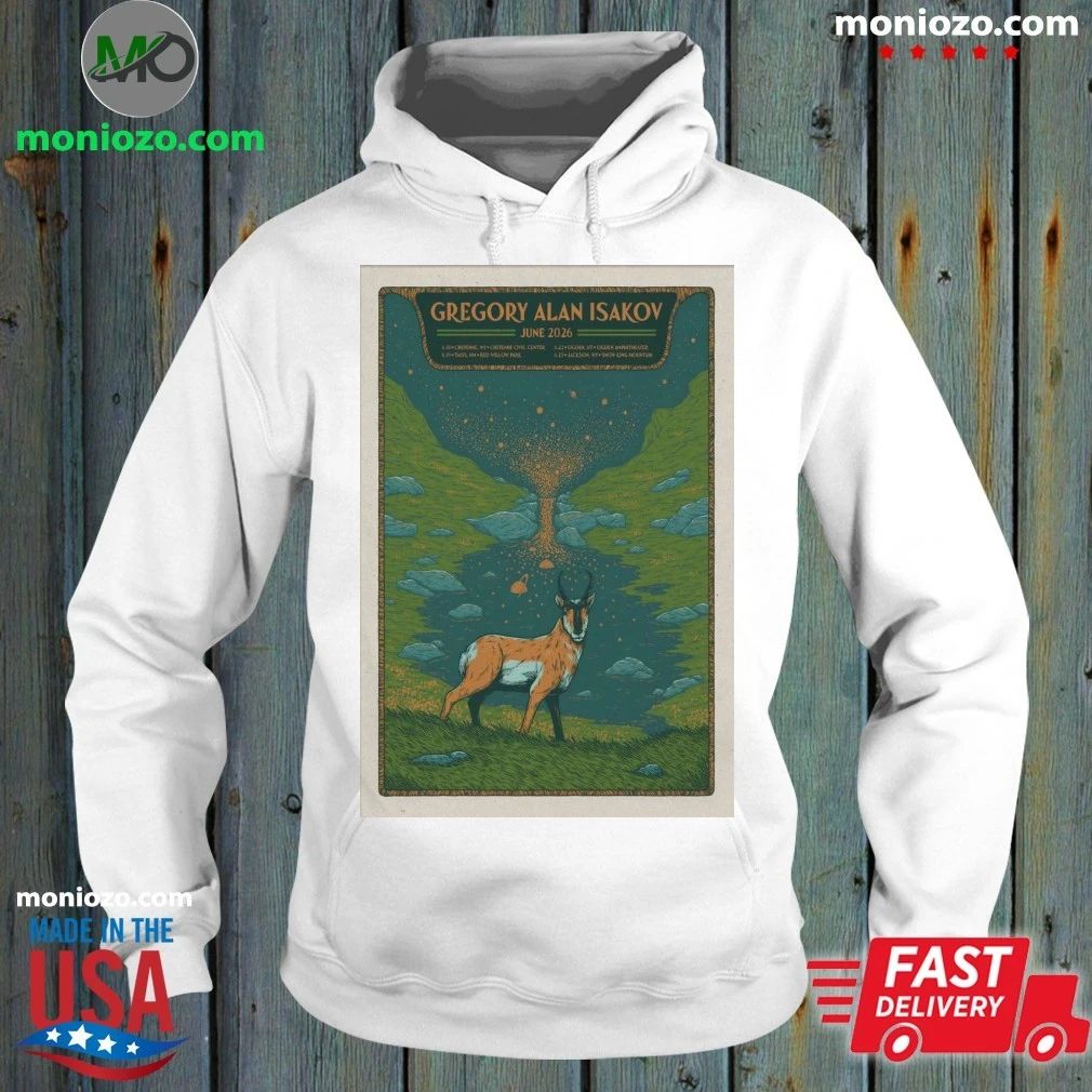 Original Gregory Alan Isakov 6 19 2026 Taos NM Poster Graphic T-Shirt
