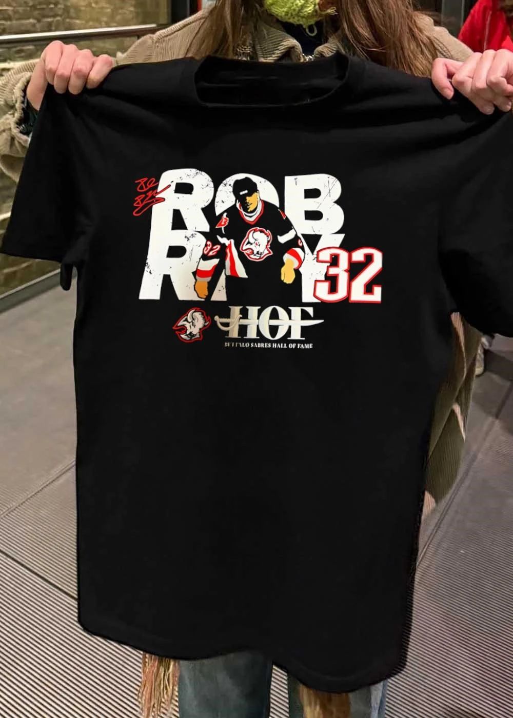 Rob Ray 32 HOF Buffalo Sabres Hall Of Fame Hockey shirt