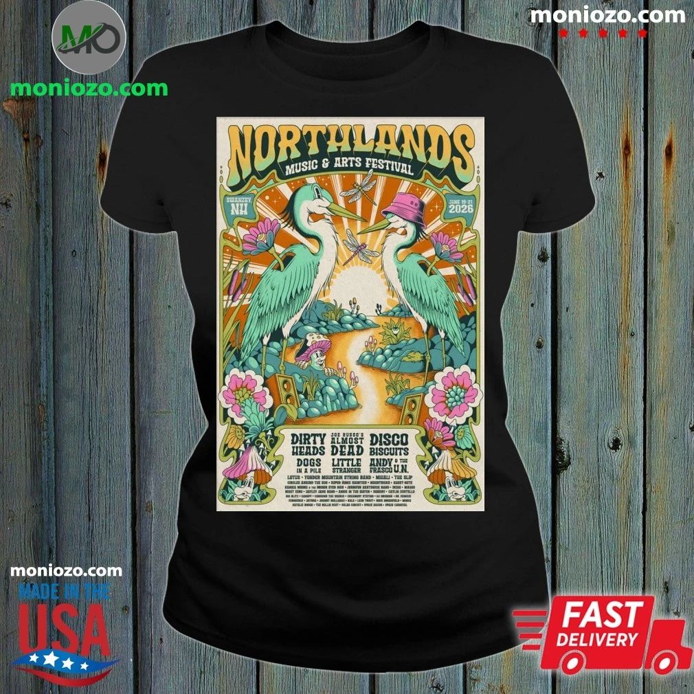Original Northlands Music And Arts Festival June 19-21 2026 The Cheshire Fairgrounds in Swanzey NH Poster Shirt