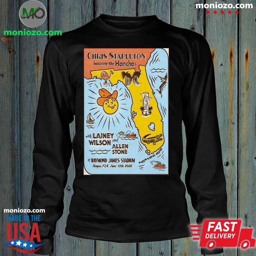 Original Chris Stapleton Tampa FL 6 13 2026 Poster T-Shirt
