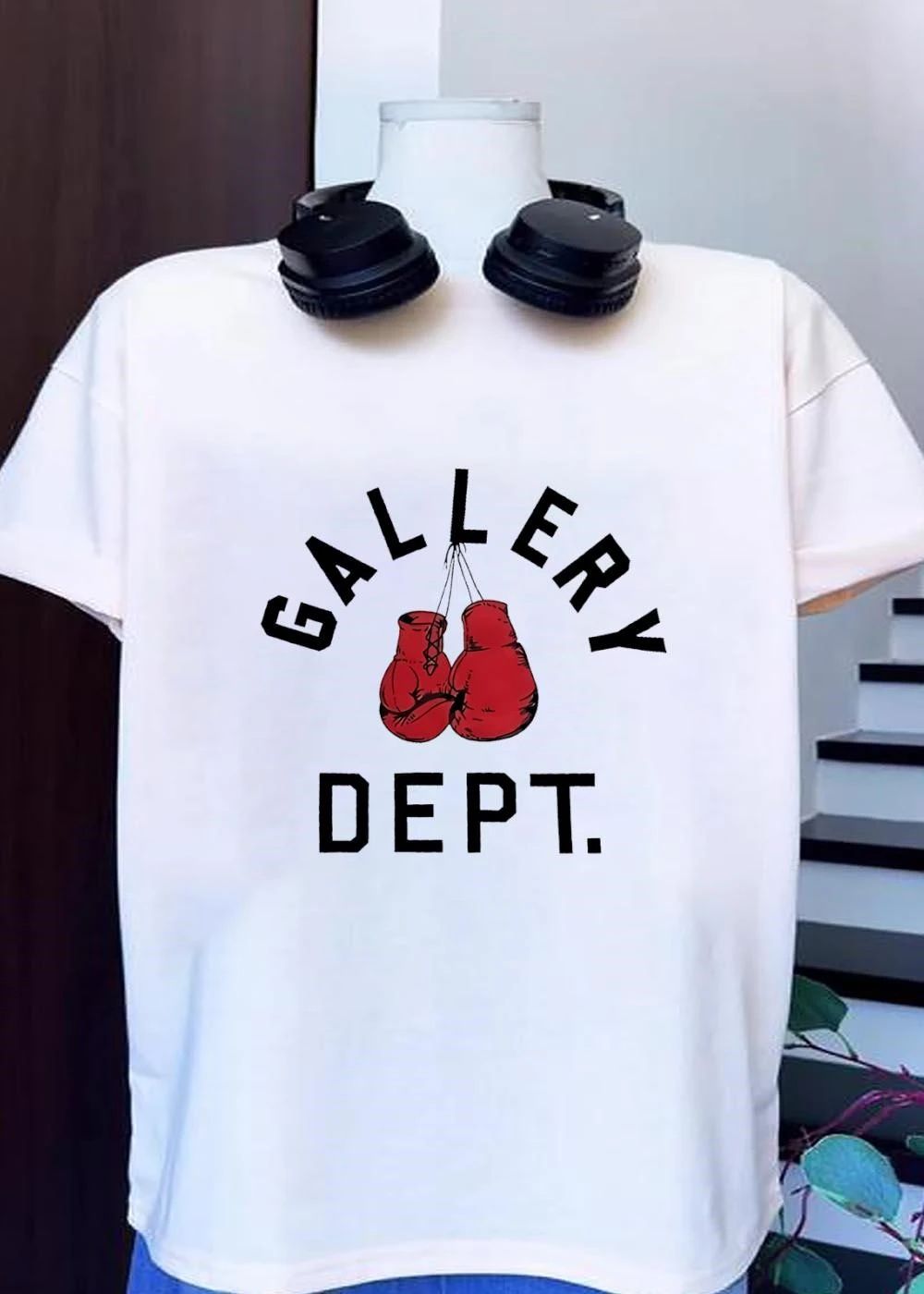 Gallery Dept Boxing Gloves Graphic Print 2026 Edition Streetwear Shirt