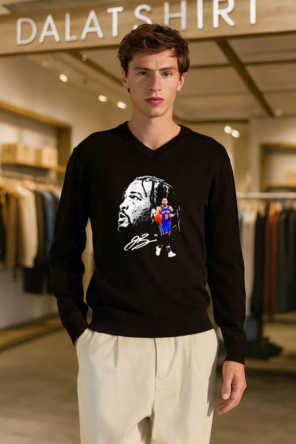 Jalen Brunson New York Number 11 Signature Basketball shirt