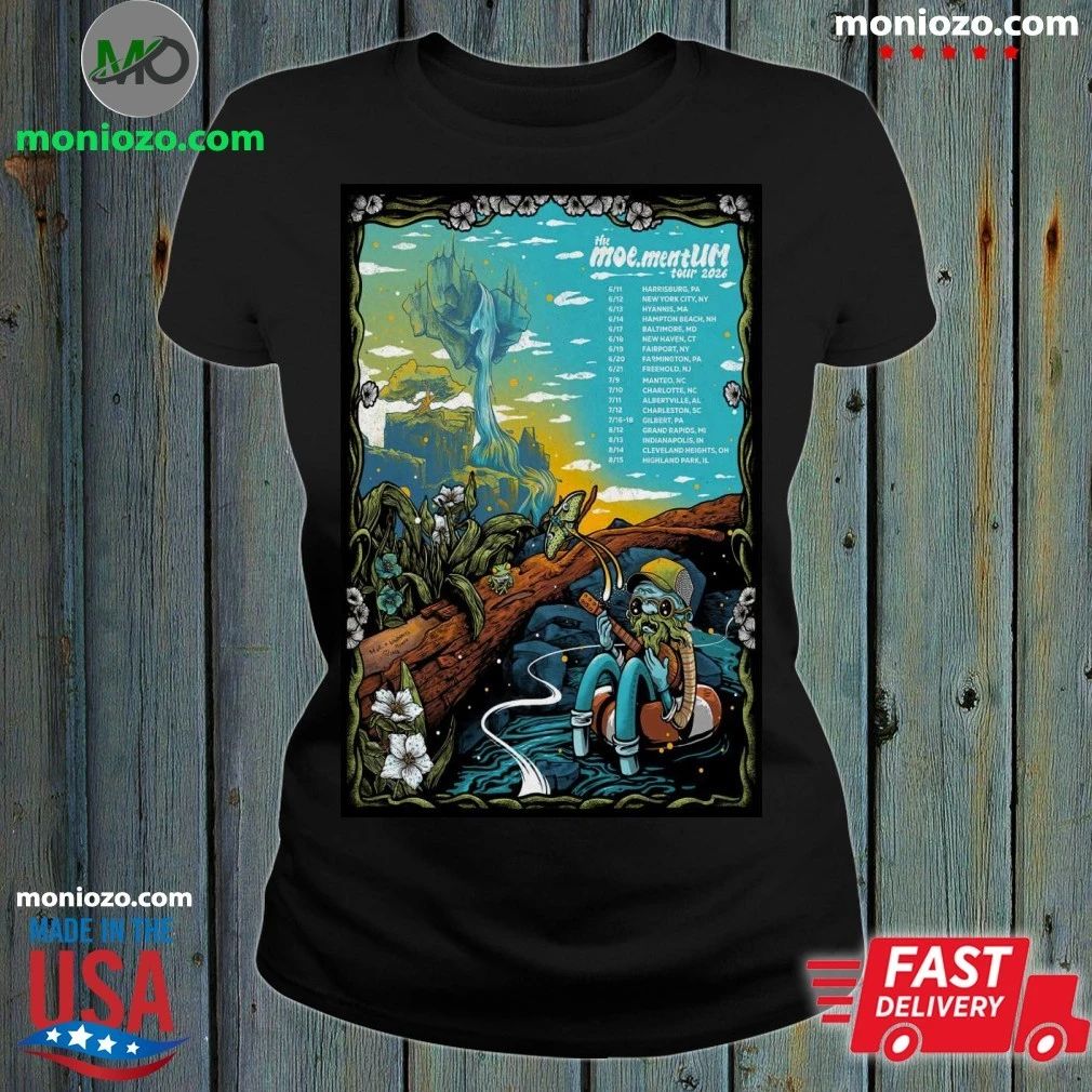 Original MoementUM Tour 2026 moe. Poster Shirt