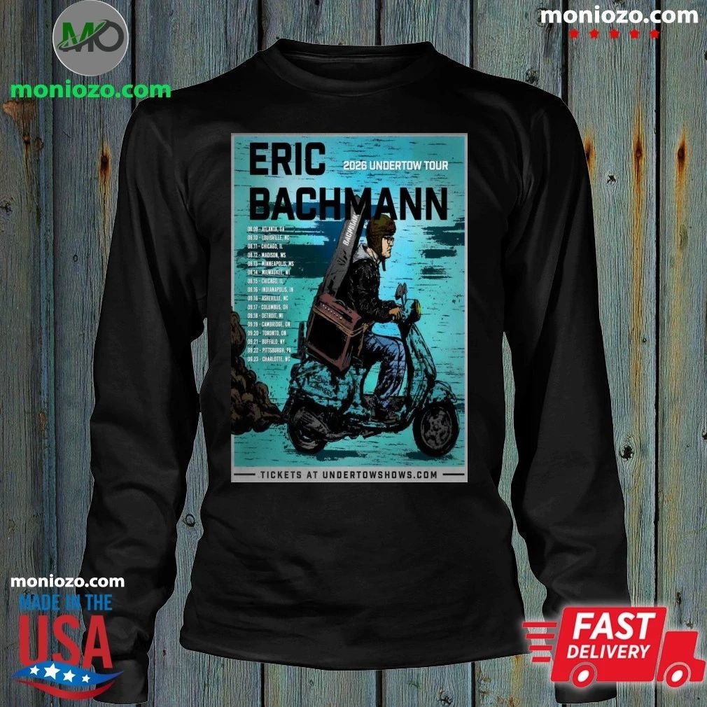 Original Eric Bachmann Undertow 2026 Shows Poster T-Shirt