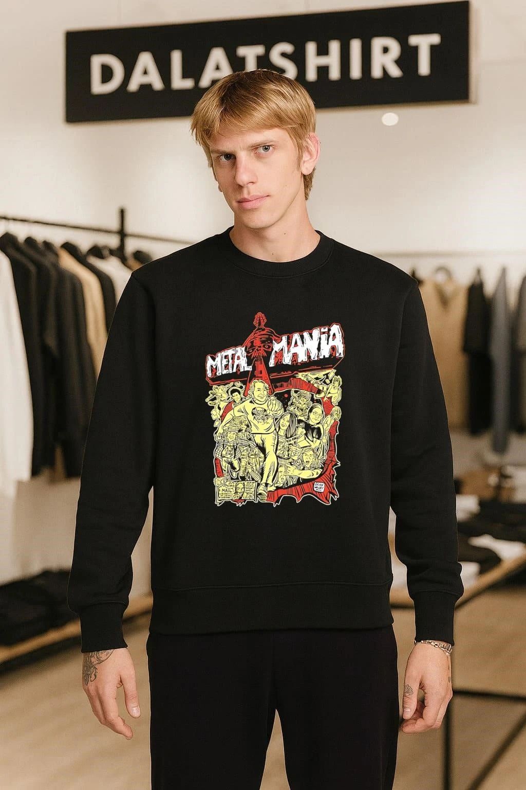 Metal Mania Brian Walsby KUSF 90.3 FM Comic Art Music shirt