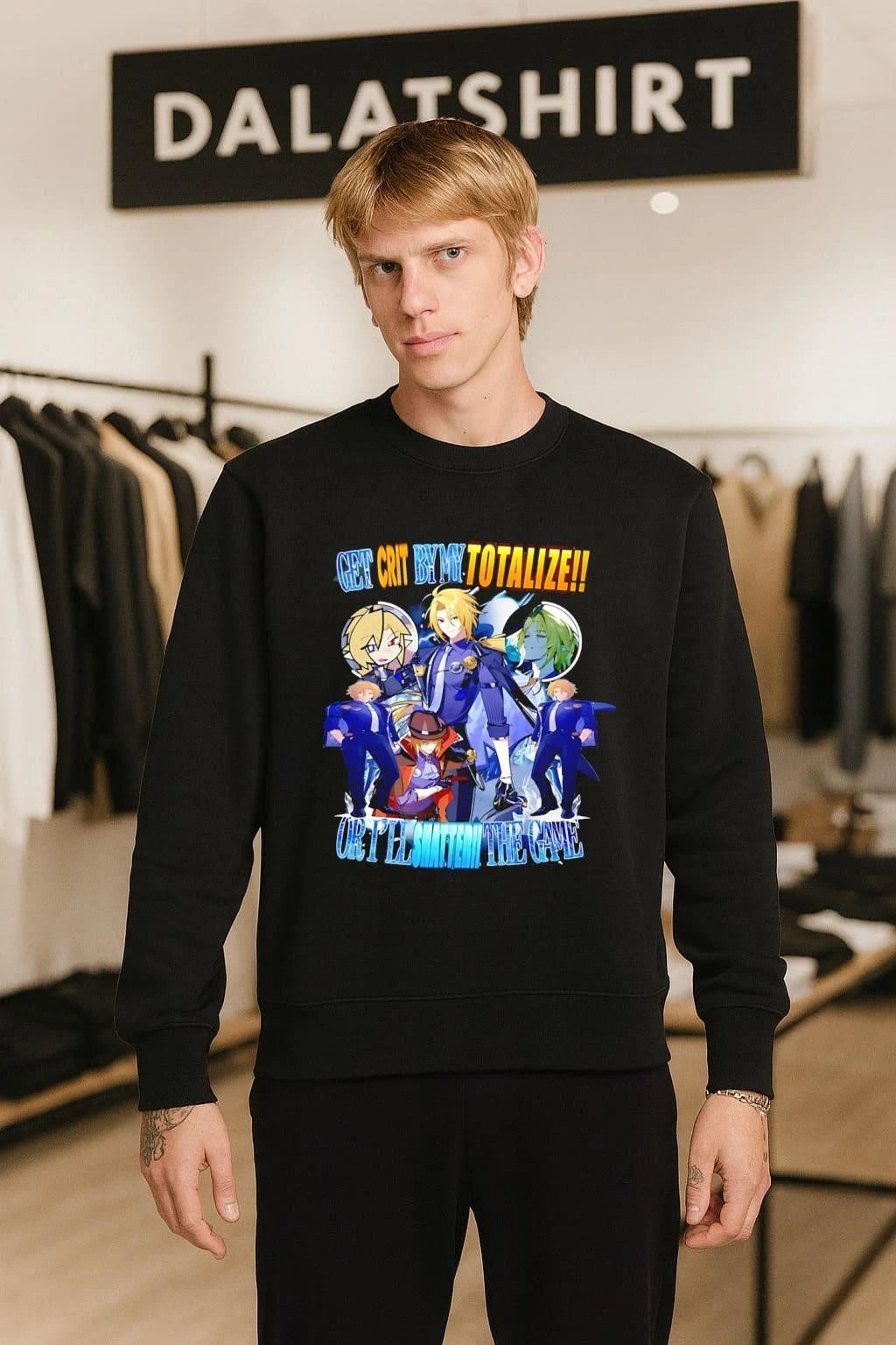 Get Crit By My Totalize Or I’ll Shatter The Game Anime Character shirt