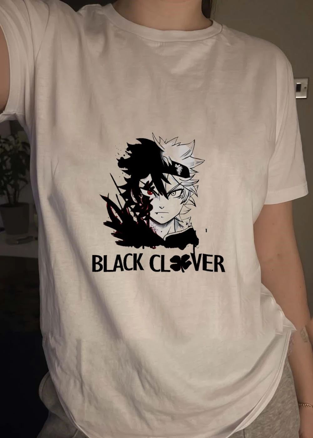 Black Clover Asta Split Demon Form Never Give Up Anime Manga Future Arc 2026 Shirt