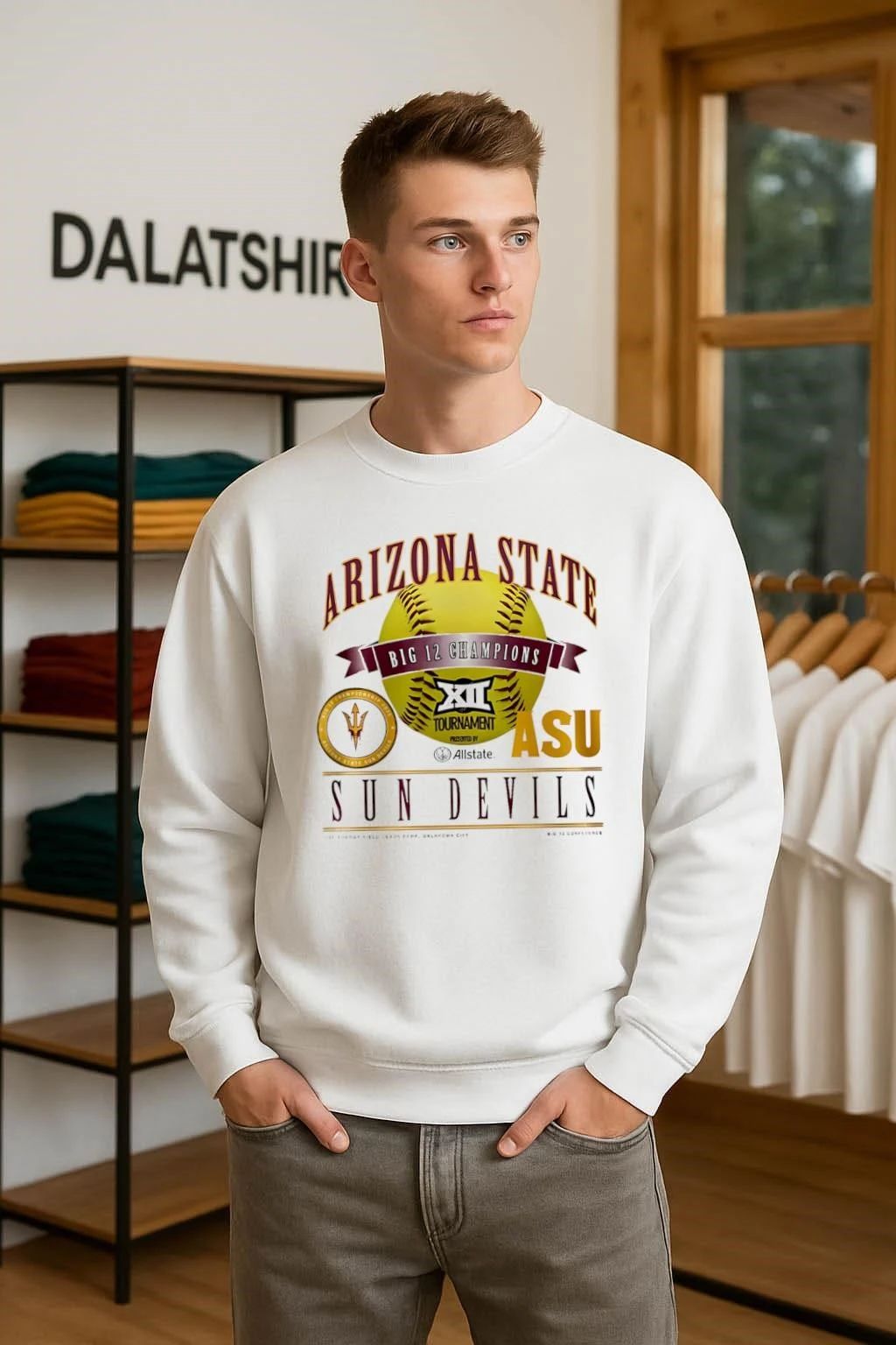 Arizona State Sun Devils 2026 Big 12 Softball Tournament Champions shirt