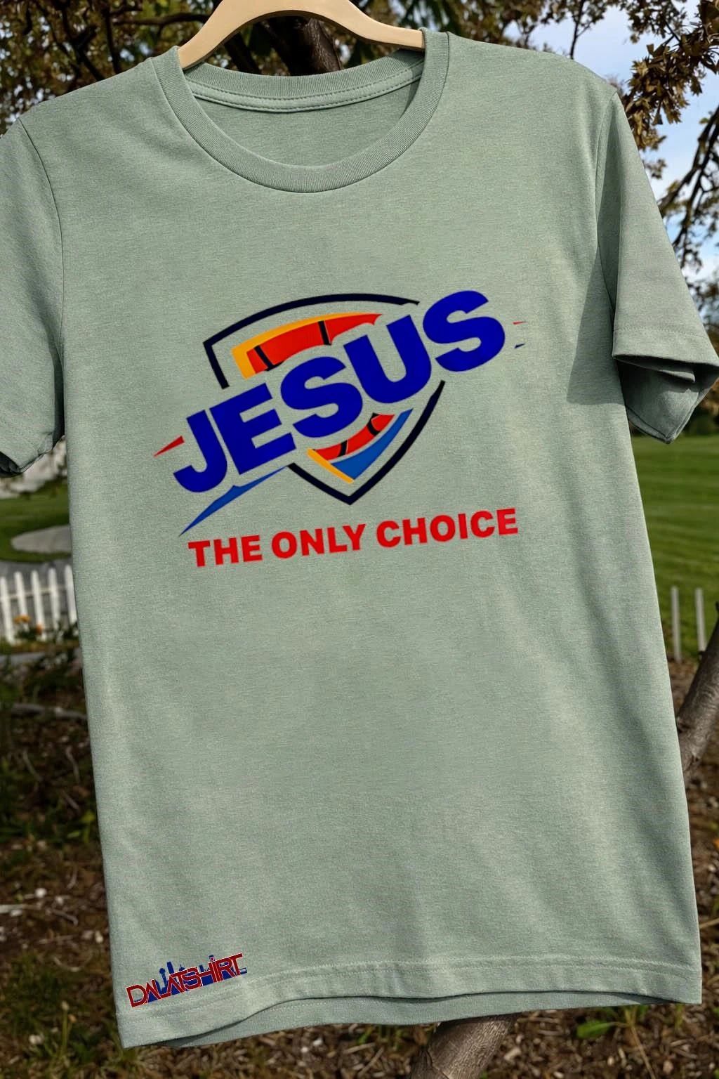 Oklahoma City Thunder Jesus The Only Choice logo shirt