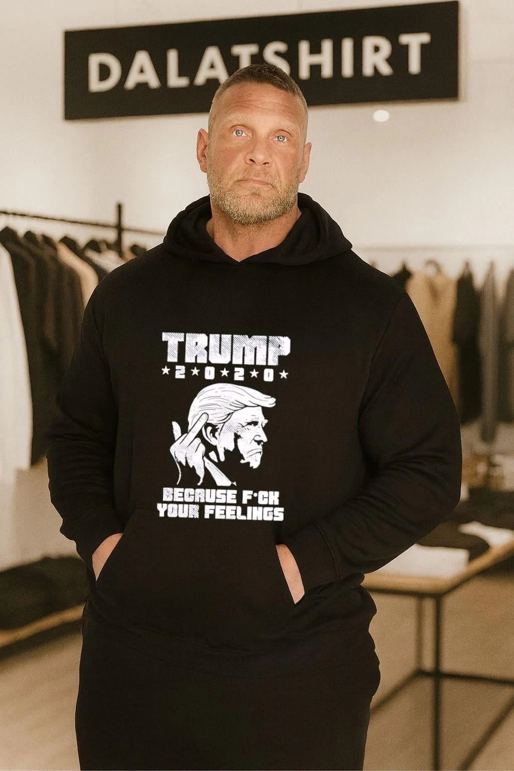 Trump 2020 Because Fuck Your Feelings retro shirt
