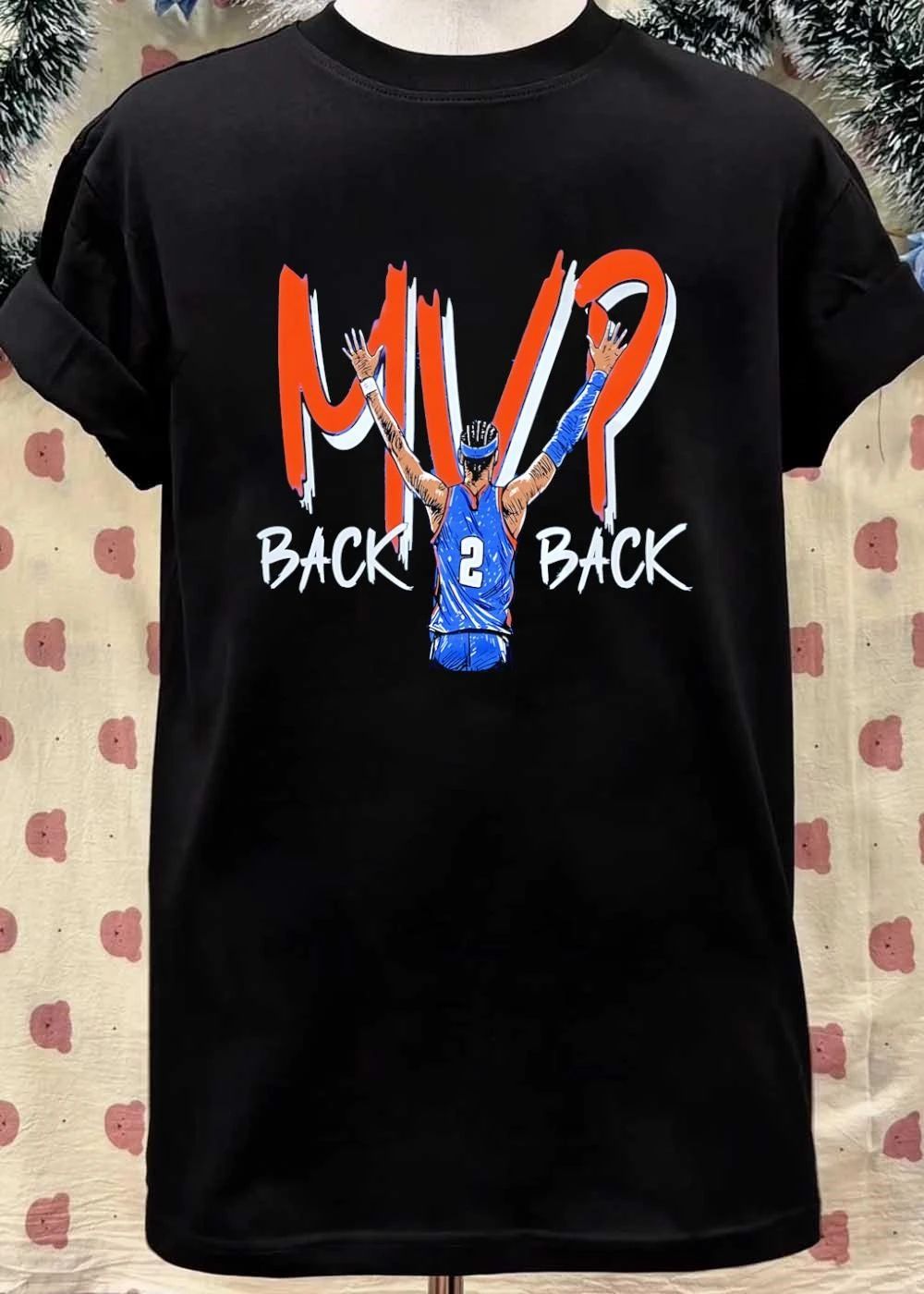 MVP Back To Back Shai Gilgeous-Alexander OKC shirt