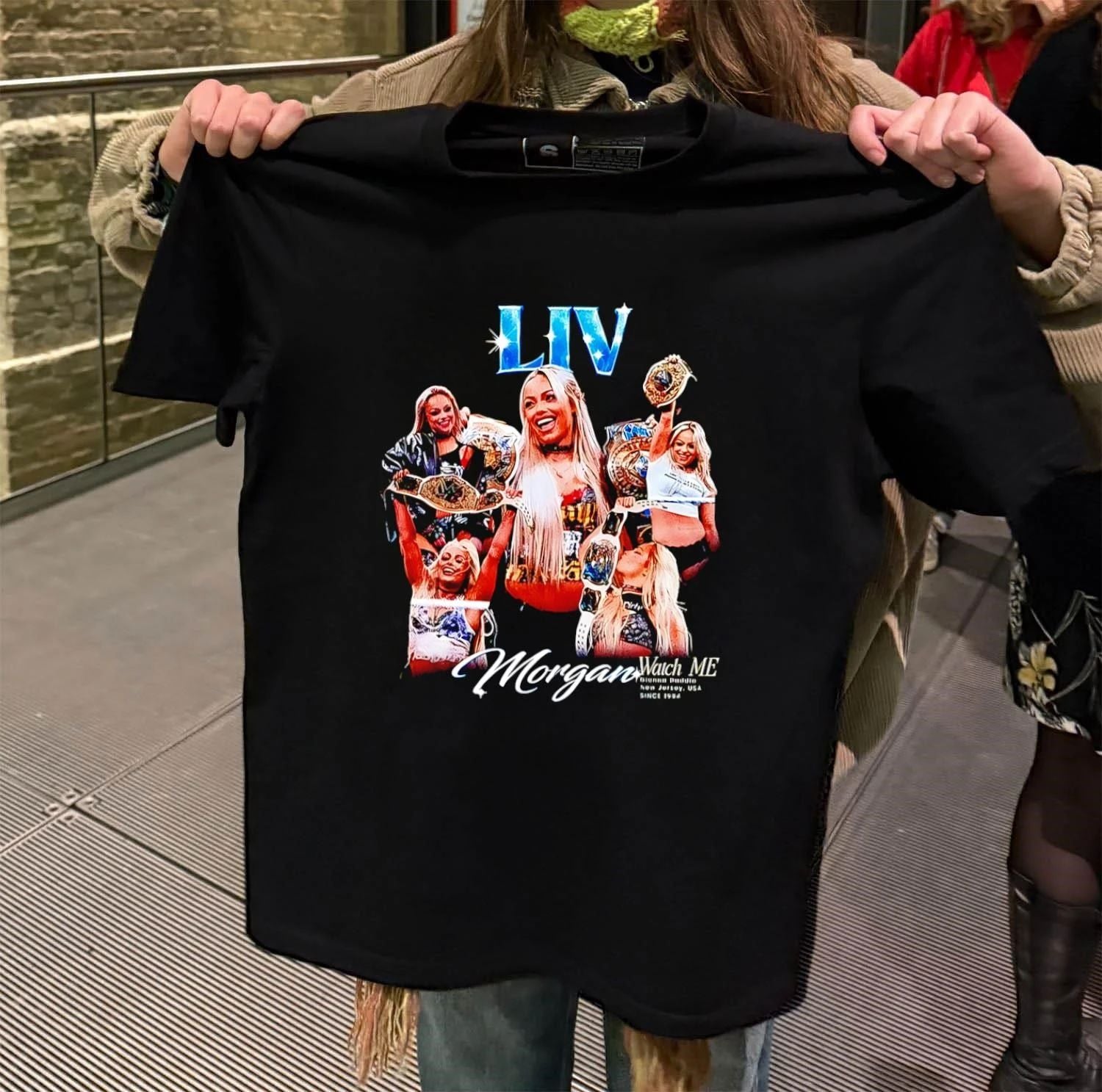 Liv Morgan Watch Me Gionna Daddio New Jersey USA Since 1994 shirt
