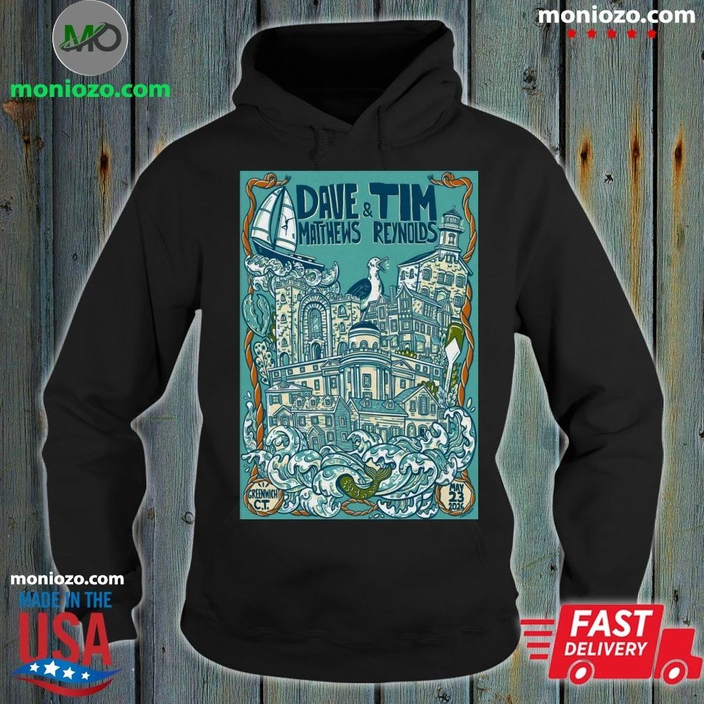 Original Dave Matthews Band Greenwich CT 5 23 2026 Poster Shirt