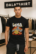 Lakers Skeleton Luka fire tear shirt
