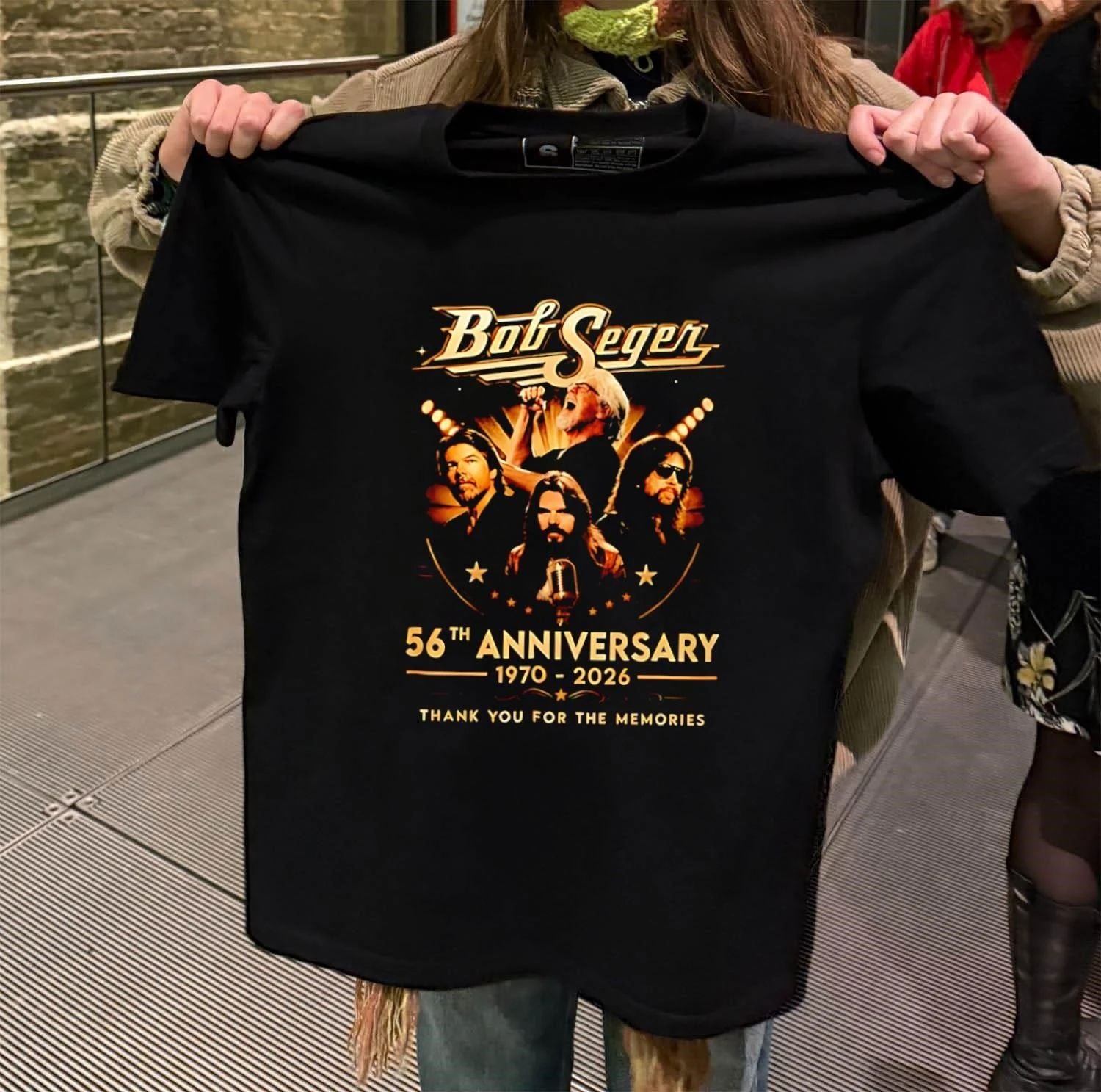 Bob Seger 56th Anniversary 1970 2026 Career Tribute shirt