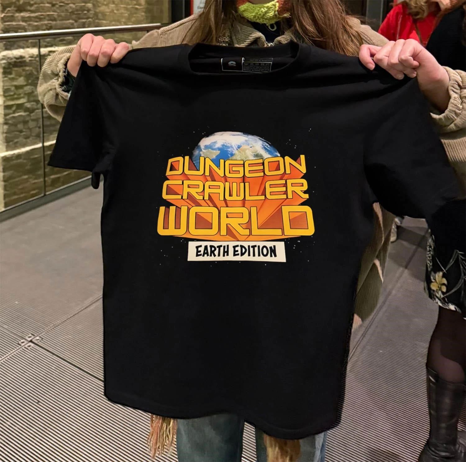 Dungeon Crawler World Earth Edition logo shirt