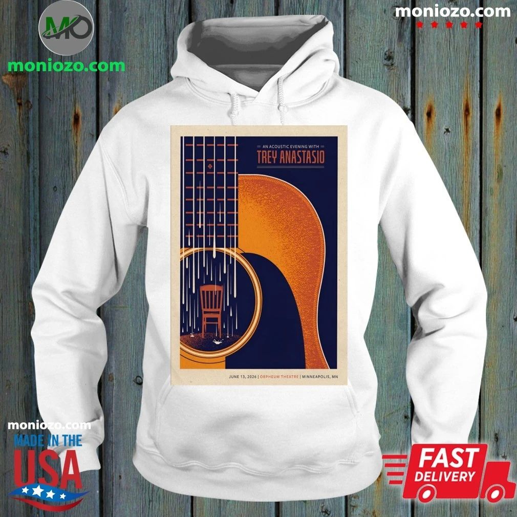 Original Trey Anastasio In Minneapolis MN On June 13 2026 Tour Poster T-Shirt