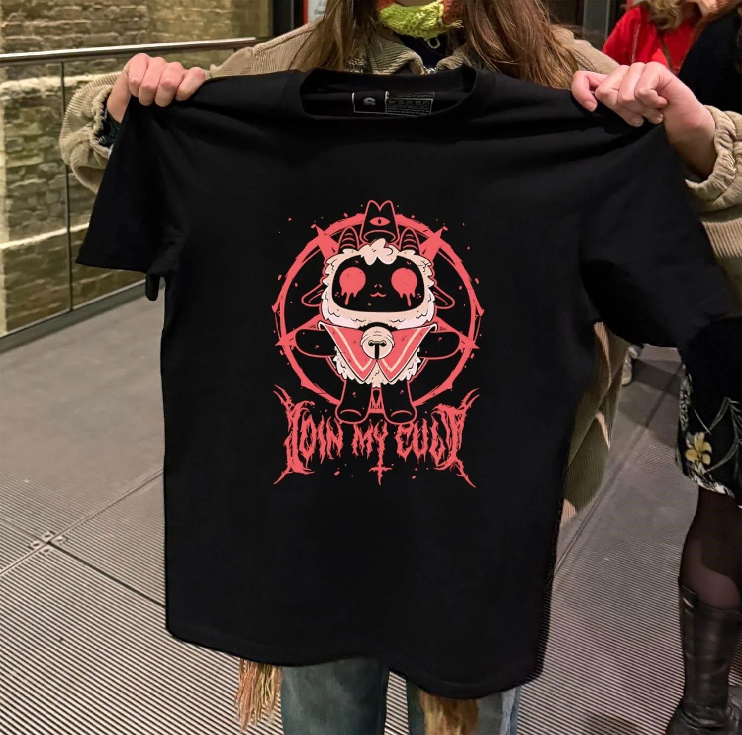 Demon Lamb Lord cartoon shirt