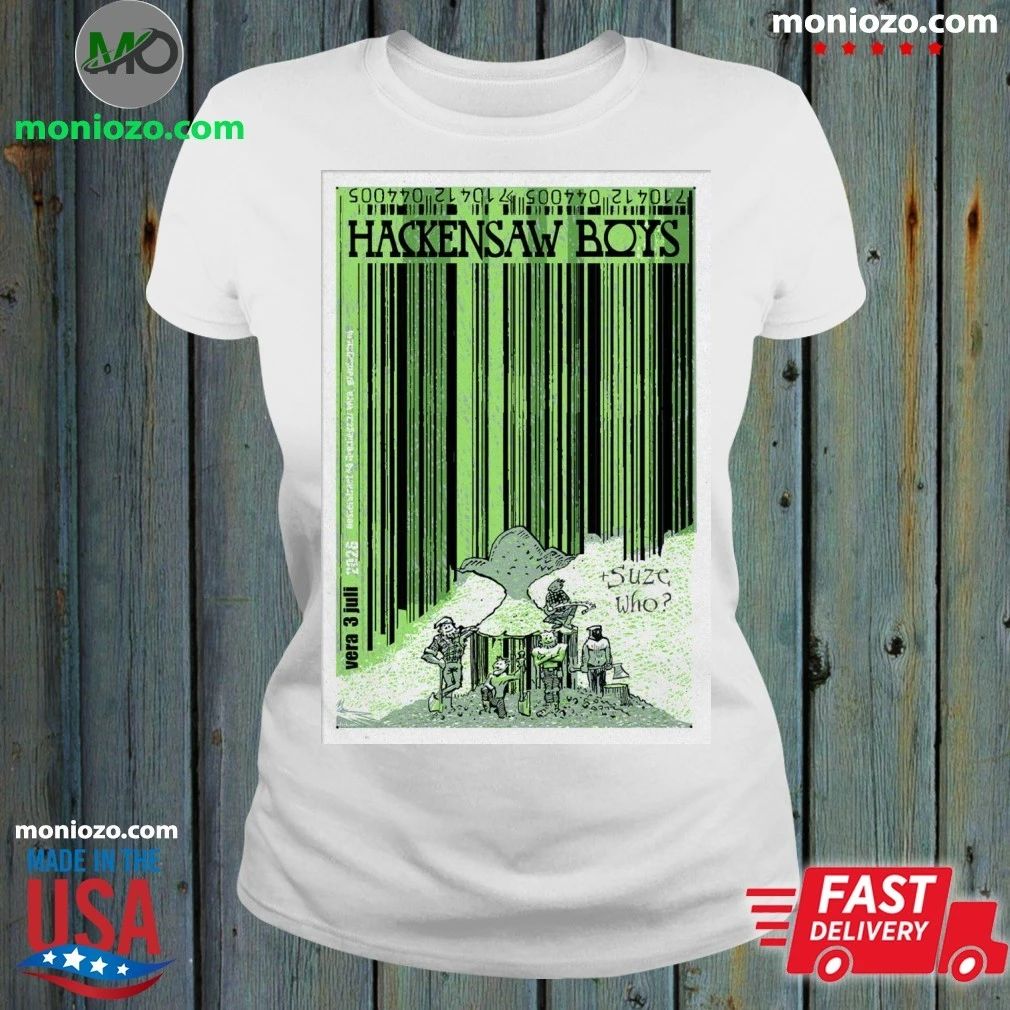 Hackensaw Boys At Vera Groningen On July 3 2026 Poster Shirt