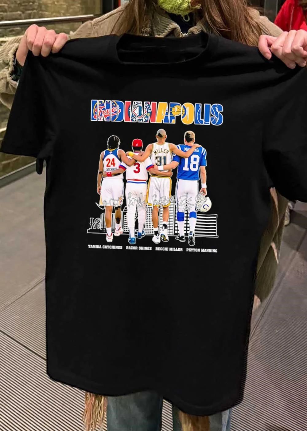 Indianapolis Sports Legends Team Logos T-Shirt