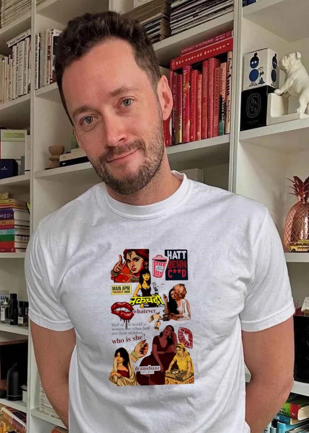 Nakchadhi Bollywood Desi Feminist ‘Main Apni Favourite Hoon’ Women Empowerment Slogan 2026 Shirt