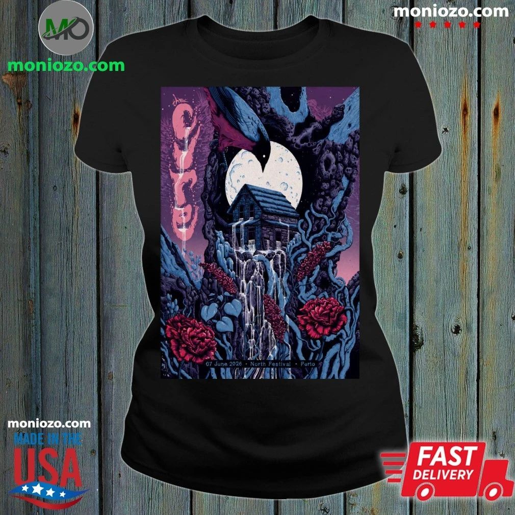 The Cure Porto Portugal 6 7 2026 Poster Shirt