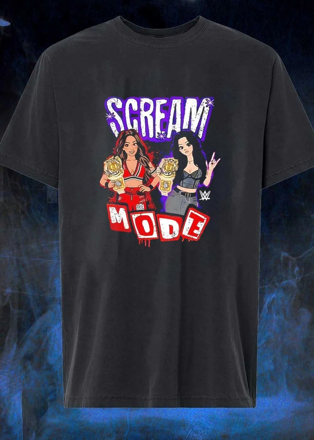 Scream Team Mode Women Tag Team Champions Wrestling shirt