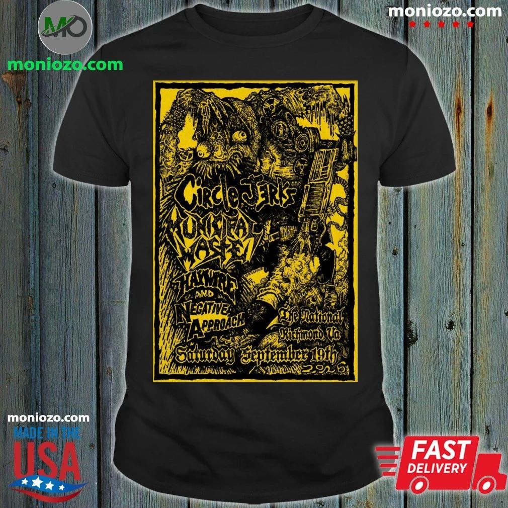 Original Circle Jerks 9 19 2026 Richmond VA Poster Shirt