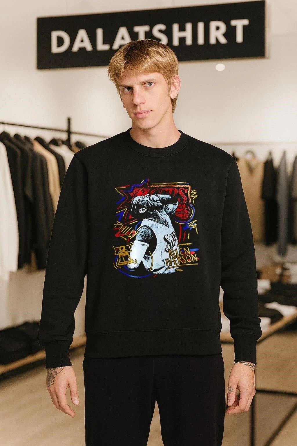 Porter Martone Allen Iverson Chalked Up graphic shirt