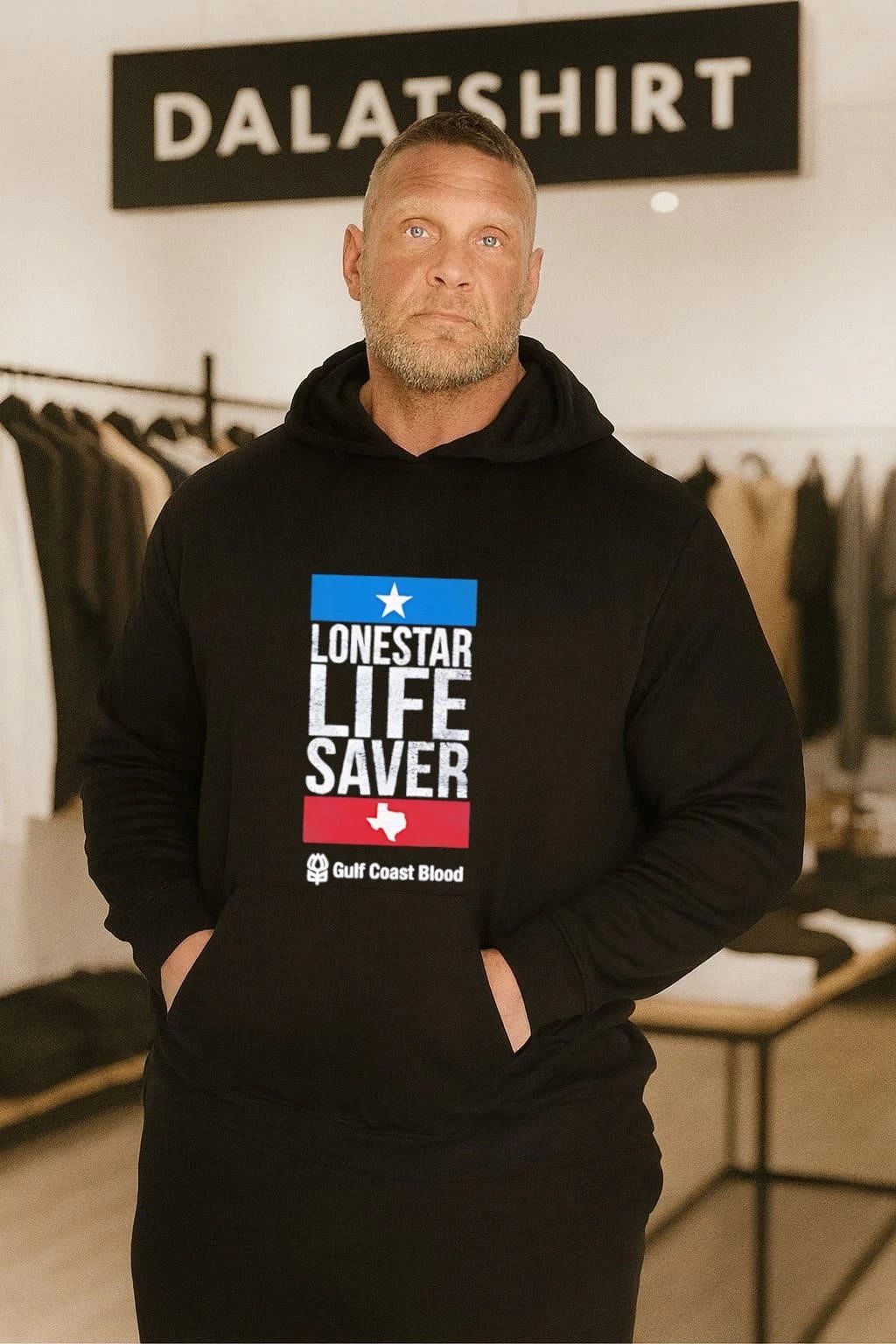 Lonestar Life Saver Gulf Coast Regional Blood Center shirt