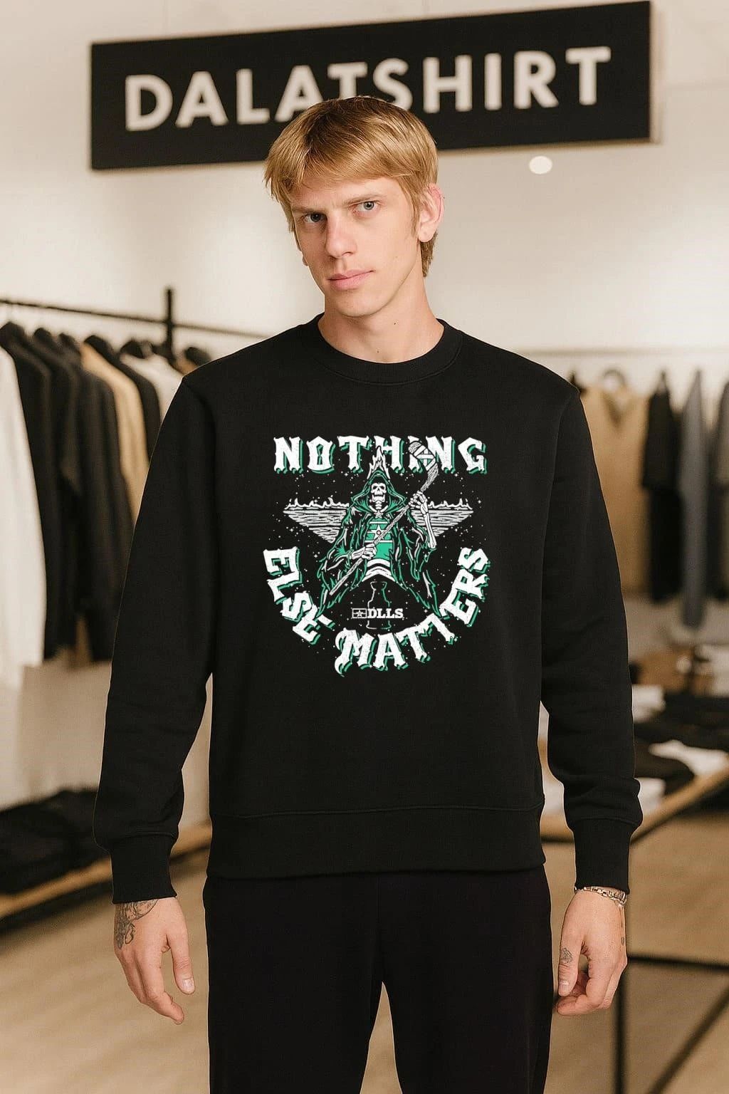 NHL Dallas Stars Nothing Else Matters skeleton shirt
