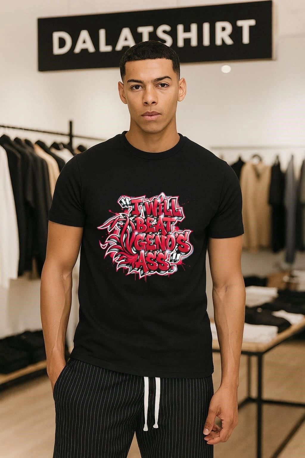 I Will Beat Geno’s Ass art shirt