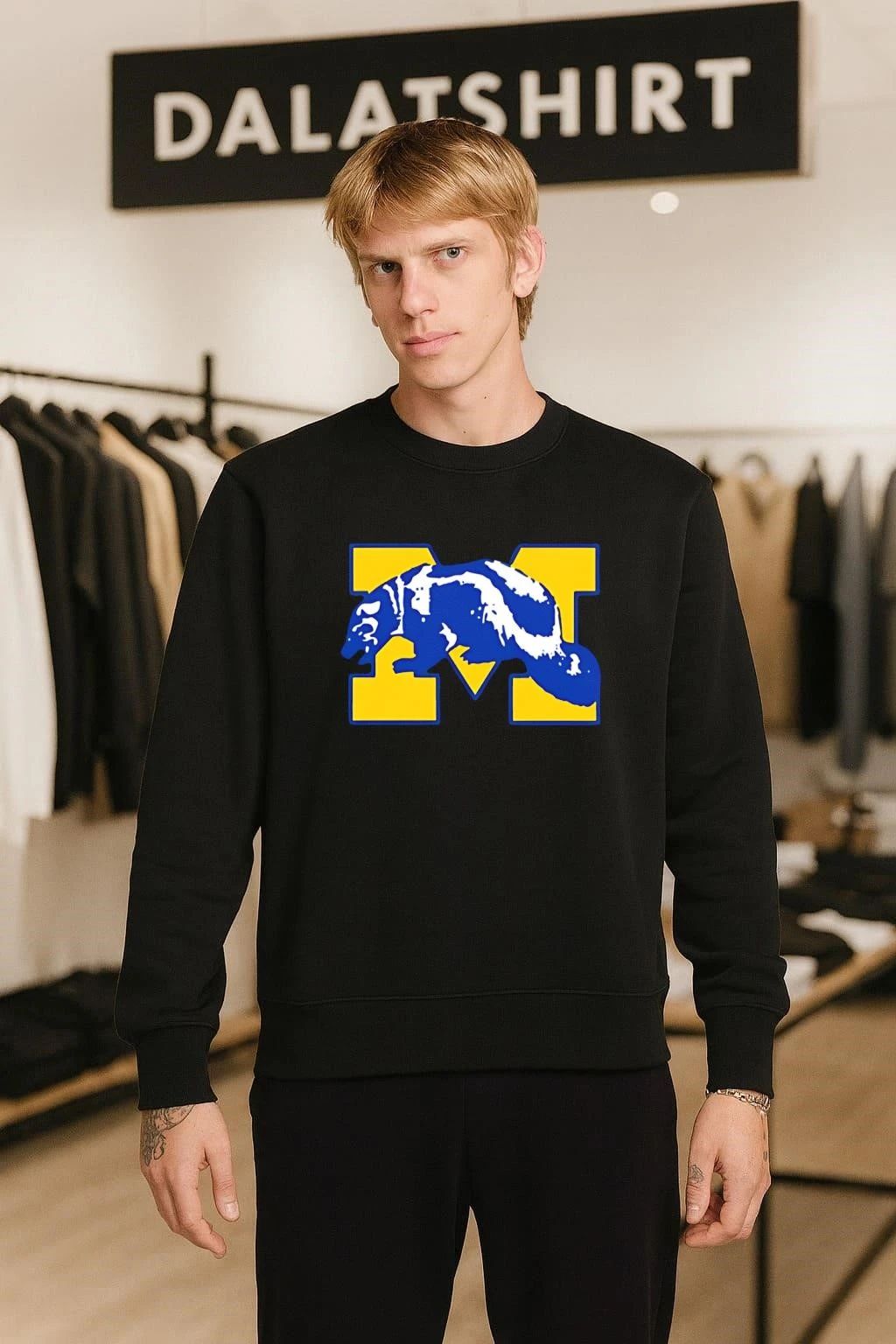 Michigan Wolverines Bear logo shirt