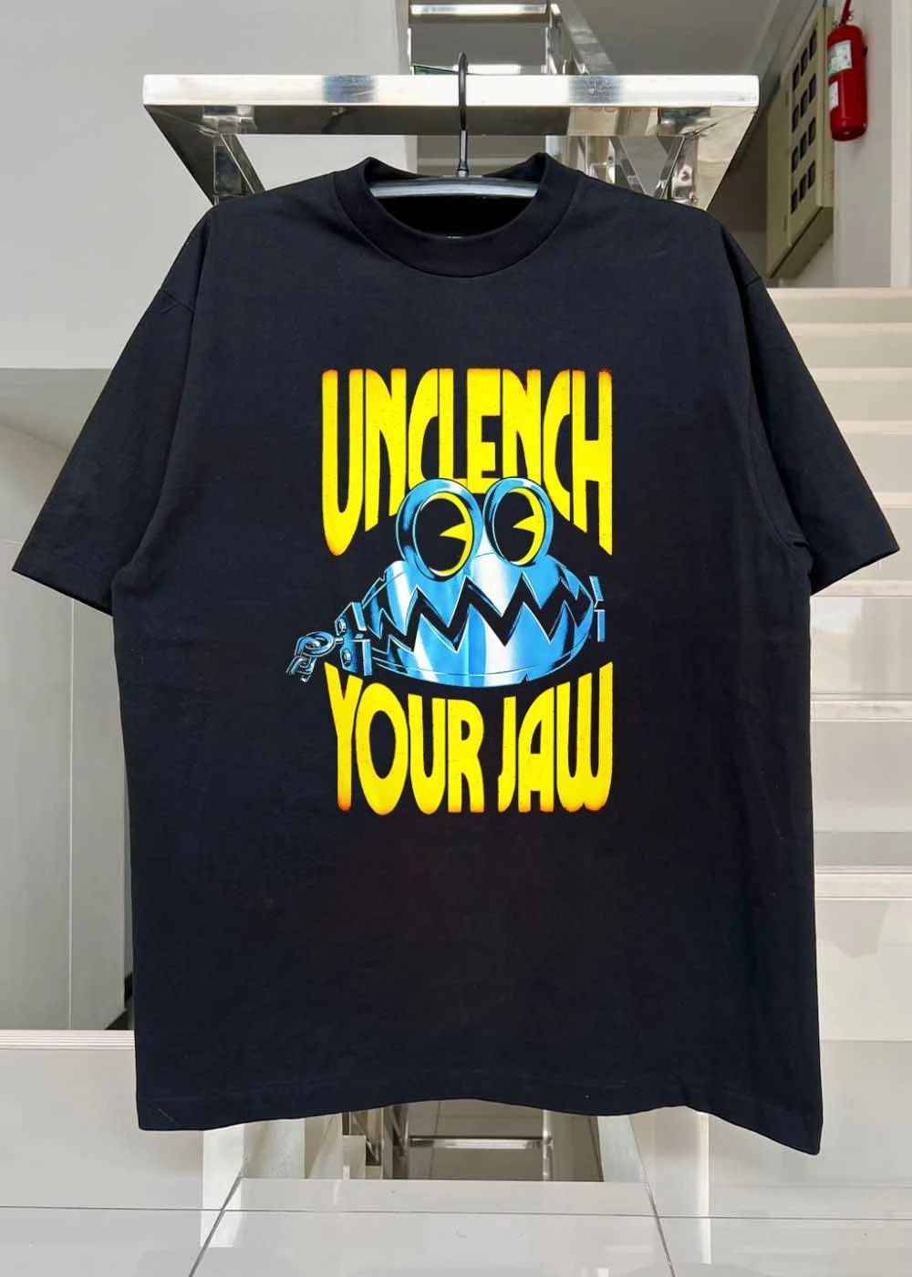 Unclench Your Jaw Retro Metal Trap Cartoon shirt