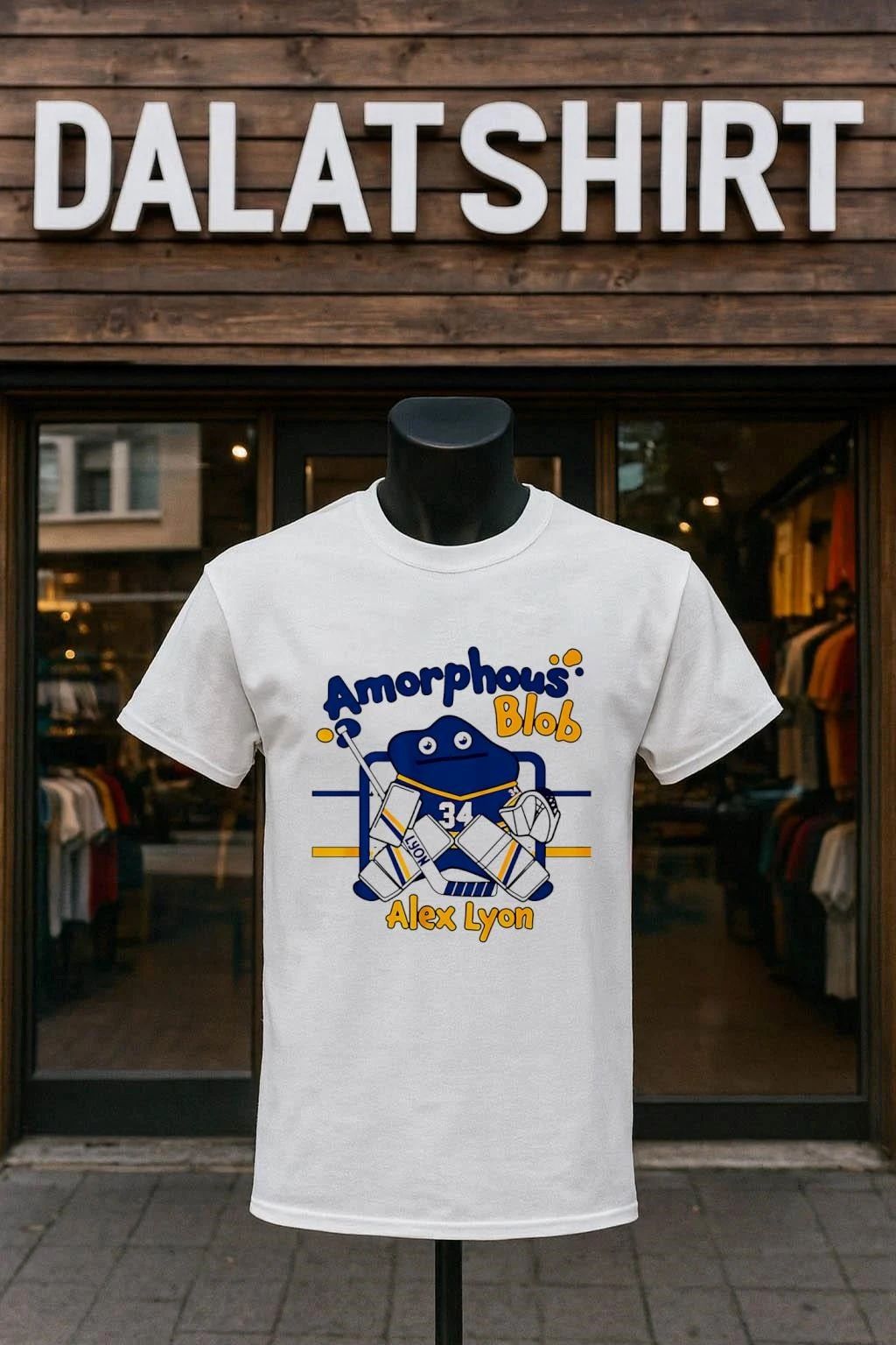 Buffalo Sabres Alex Lyon Amorphous Blob meme shirt