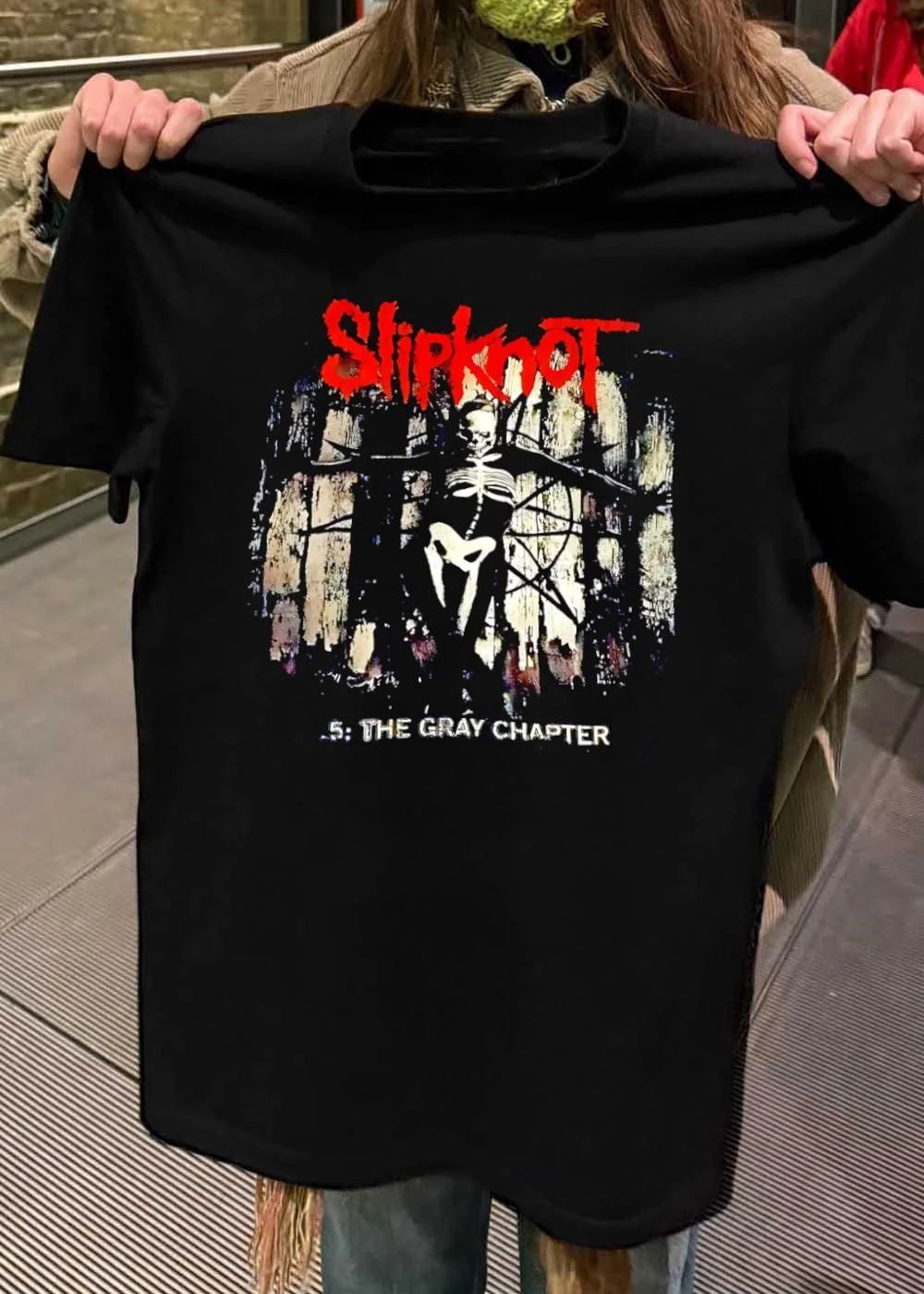 Slipknot Skull Skeleton 5 The Gray Chapter shirt