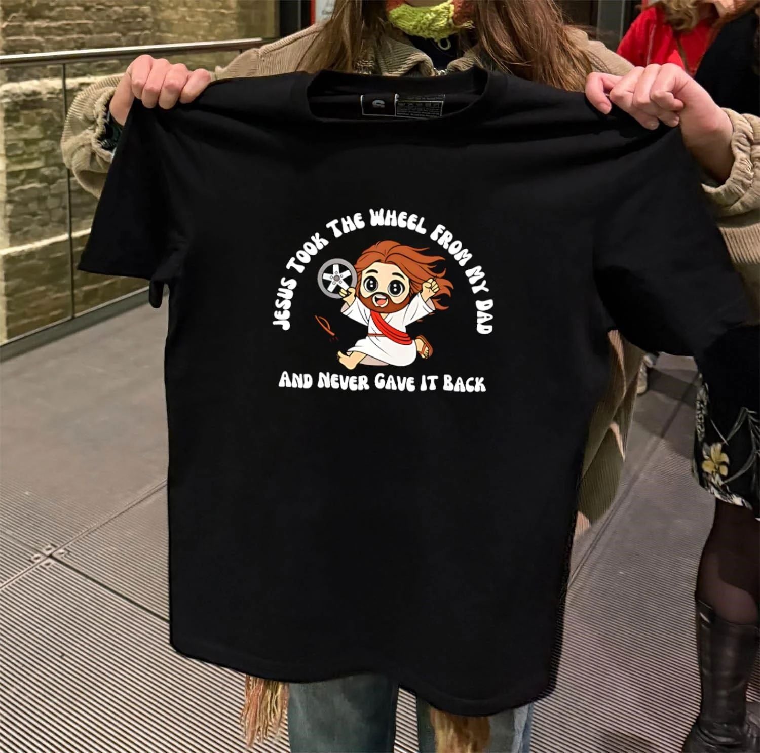 Took The Wheel From My Dad And Never Gave It Back cartoon shirt