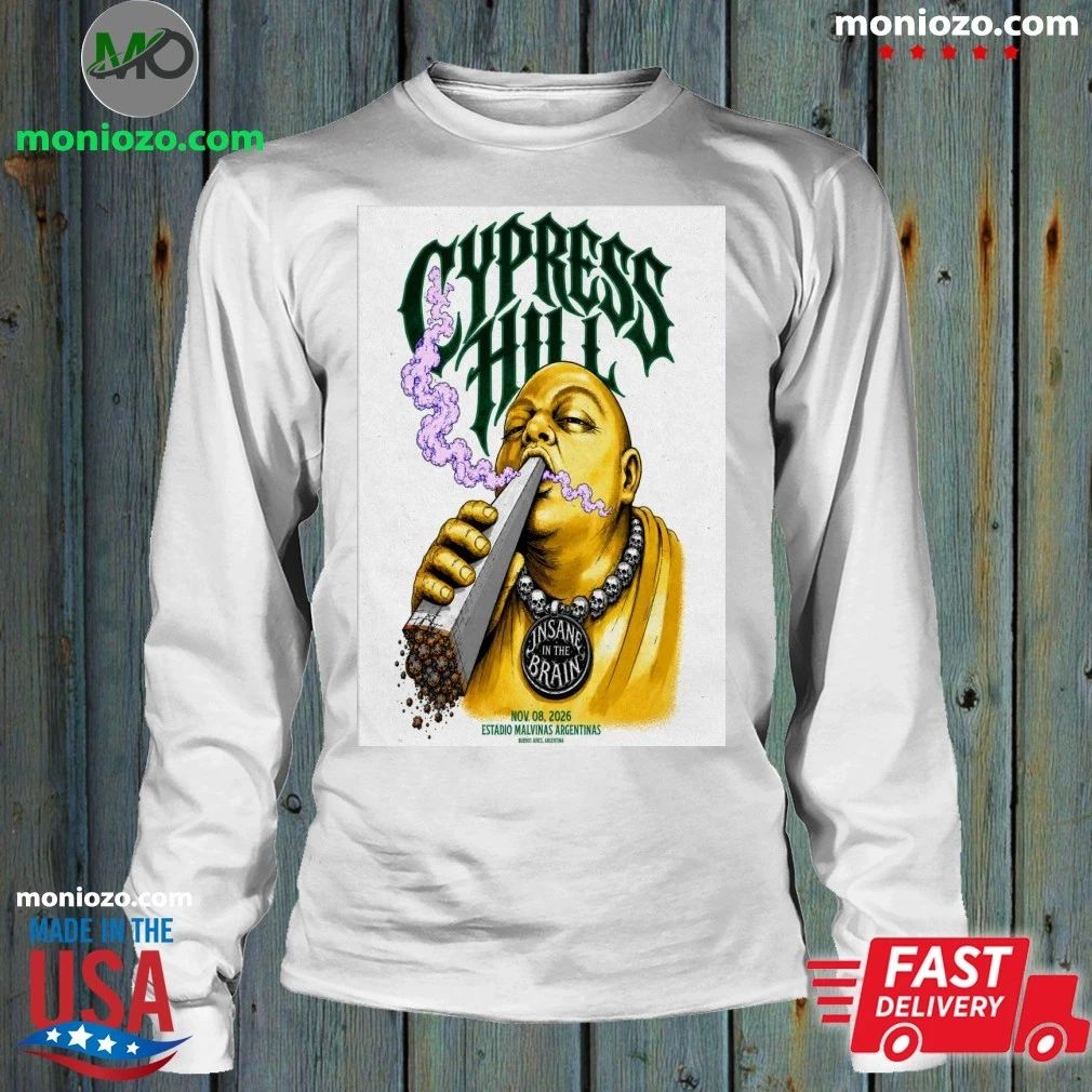 Original Cypress Hill Buenos Aires Argentina 11 8 2026 Poster Shirt